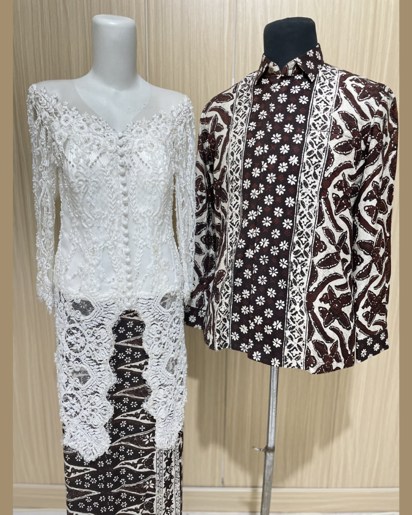 Kebaya Pengantin Custom Jerman (6) Detail belakang kebaya pengantin custom untuk pernikahan di Jerman (Adhiresti Kebaya)